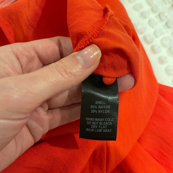 Lulu’s Red Coral Wide Leg Jumpsuit - Picture 6 of 6